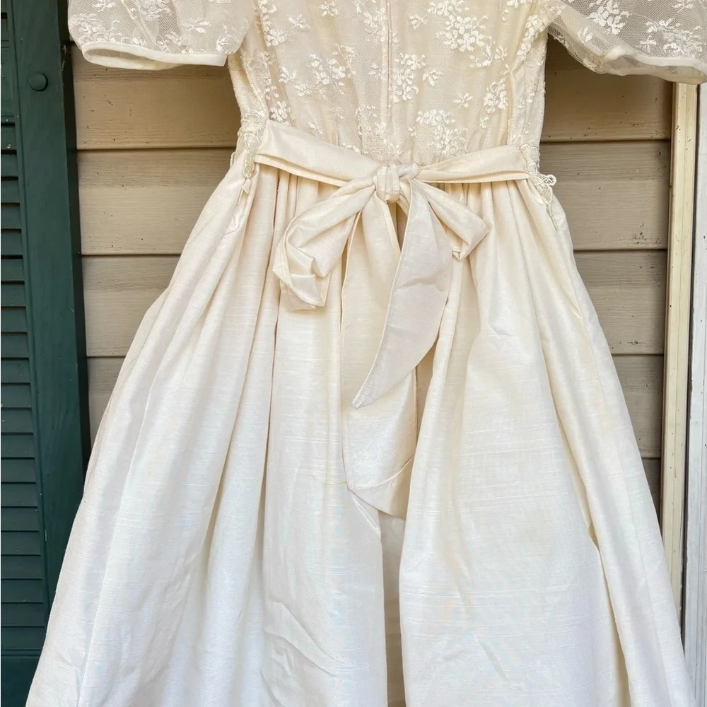 Vintage Bonnie Jean New York Girl's Wedding Flower Girl Bridesmaid Dress